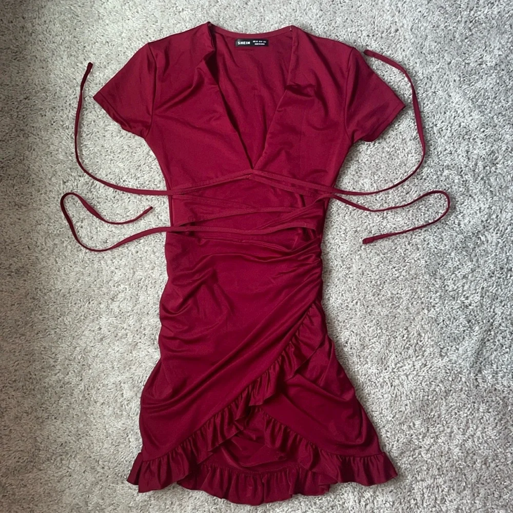 Lace Up Dress - Picture 1 of 1